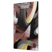 クリップボードトレンド抽象芸術アート白黒パウダー クリップボード (左)