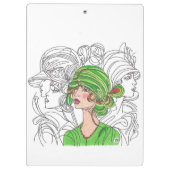 クリップボードフラッパーガール クリップボード (裏面)