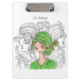 クリップボードフラッパーガール クリップボード