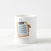 クリップボードマグ コーヒーマグカップ