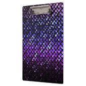 クリップボード紫色の水晶きらきら光るなStrass クリップボード (左)