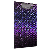 クリップボード紫色の水晶きらきら光るなStrass クリップボード (右)