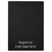 クリップボード/ウルフ クリップボード (裏面)