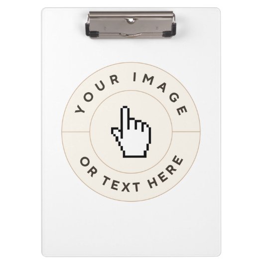 クリップボード – カスタム文字（イメージの追加） (正面)