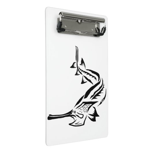 クリップボード-パドレフィッシュの部族とスタージョンのポスター ミニクリップボード (アングル)