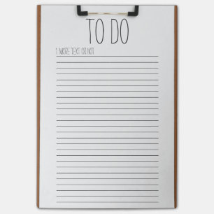 クリップボード(紙を折り線で貼り付け) Post-it® Note ポストイット