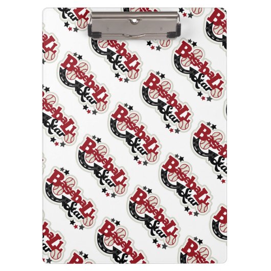 クリップボード/野球スター クリップボード (正面)
