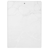 クリップボード-銀製の大理石 クリップボード (裏面)