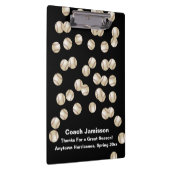 クリップボード、黒、野球コーチ クリップボード (右)