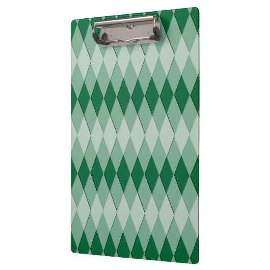 クリップボード – Harlequin Pattern （緑） (左)