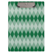 クリップボード – Harlequin Pattern （緑） (正面)