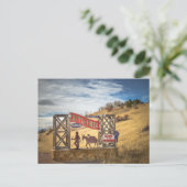 クリップルクリークコロラドウェルカムサイン ポストカード (スタンド正面)