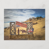 クリップルクリークコロラドウェルカムサイン ポストカード (正面)