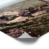 クリップルクリークコロラドパノラマビュー ポスター (角)