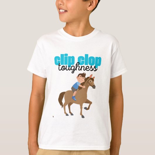 クリップ クロップ ボーイ ハグ Tシャツ (正面)