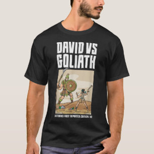 クリティカルヒットおもしろいRPGジョークミームDM David Goliath Tシャツ