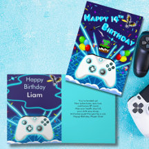 クリティカルヒット！ゲーマーに贈る14歳の誕生日カード