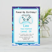 クリティカルヒット!ゲーマー必見の14歳の誕生日招待状 招待状 (スタンド正面)