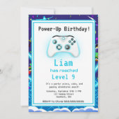 クリティカルヒット!9歳の誕生日おめでとう エピックゲーマー 招待状 (正面)