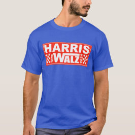 クリティカルポリティカルブルーウェーブHarris Walz 2024 Tシャツ