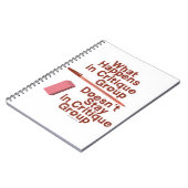 クリティークグループスナーキー作家 ノートブック (左側)