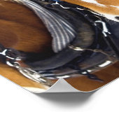 クリデザール荷車を引くホースポスタープリント ポスター (角)