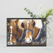 クリデデール荷車を引くホース招待状 招待状 (スタンド正面)