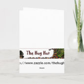 クリデール荷車を引く馬、メリークリスマス シーズンカード (裏面)