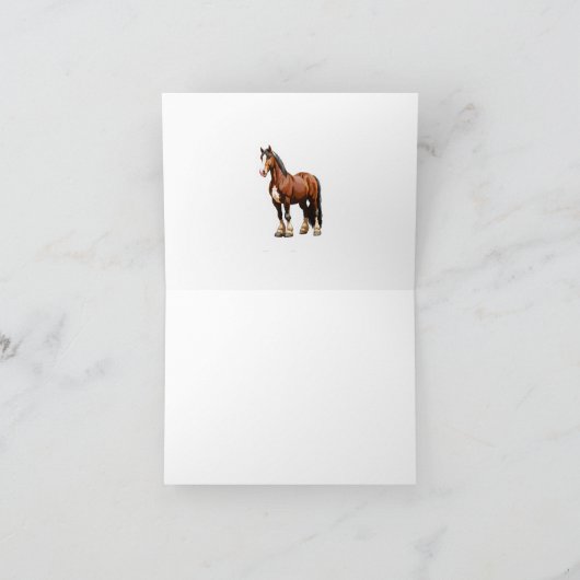 クリデール馬 カード (内部)