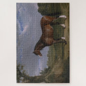 クリデール・スタリオン(サラブレッド・ホース)(動物) ジグソーパズル (縦)