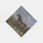 クリデール・スタリオン（サラブレッド・ホース）（動物） スタンダードランチョンナプキン (角)