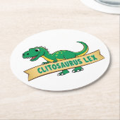 クリトサウルスレックスコースター ラウンドペーパーコースター (アングル)