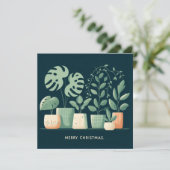 クリトマスオレンジグリーンポッテッドプラント シーズンカード (スタンド正面)