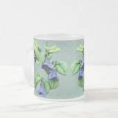 クリトリアテルナティー – ブルーダーウィンピー フロストグラスマグカップ (正面左)