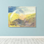 クリトン城(雨が降る山水) キャンバスプリント (インサイチュ (ウッドフロア))