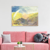クリトン城(雨が降る山水) キャンバスプリント (インサイチュ (リビング))