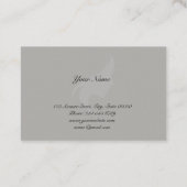 クリニックとスパ 名刺 (裏面)