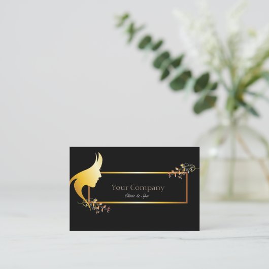 クリニックとスパ 名刺 (スタンド正面)