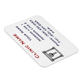 クリニック促進マグネットテンプレート1 マグネット (右側)