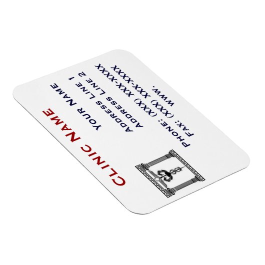 クリニック促進マグネットテンプレート1 マグネット (右側)