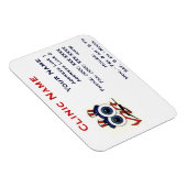 クリニック推進磁石 – 水平/ハッピーアイズ マグネット (右側)