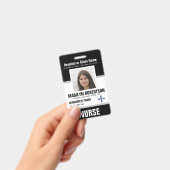 クリニパーソナライズされたック病院従業員バッジ バッジ (手持ち)