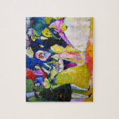 クリノリンのグループby Wassily Kandinsky ジグソーパズル (縦)