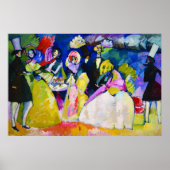 クリノリンのグループby Wassily Kandinsky ポスター (正面)