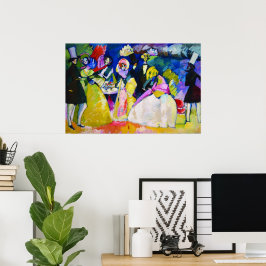 クリノリンのグループby Wassily Kandinsky ポスター