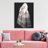 クリノリンのドレス， 1850年–60 キャンバスプリント (インサイチュ (リビング))