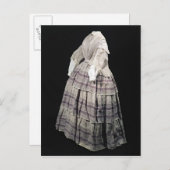 クリノリンのドレス, 1850年–60 ポストカード (正面/裏面)