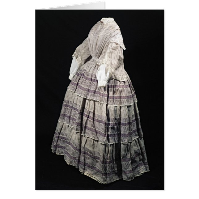 クリノリンの服1850-60年 (正面)