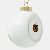 クリパーカボプキン幽霊ハロウィーンギフトクラシックT-Sh セラミックボールオーナメント (左)