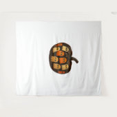 クリパーカボプキン幽霊ハロウィーンギフトクラシックT-Sh タペストリー (正面(横))